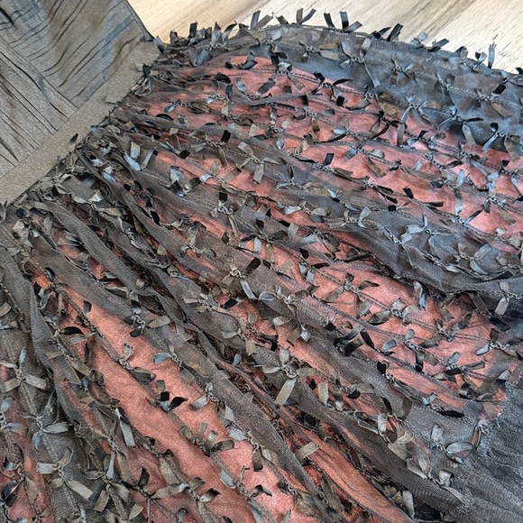 NWOT, Minuet Petite Black and Pink Textured Dress - Picture 13 of 13